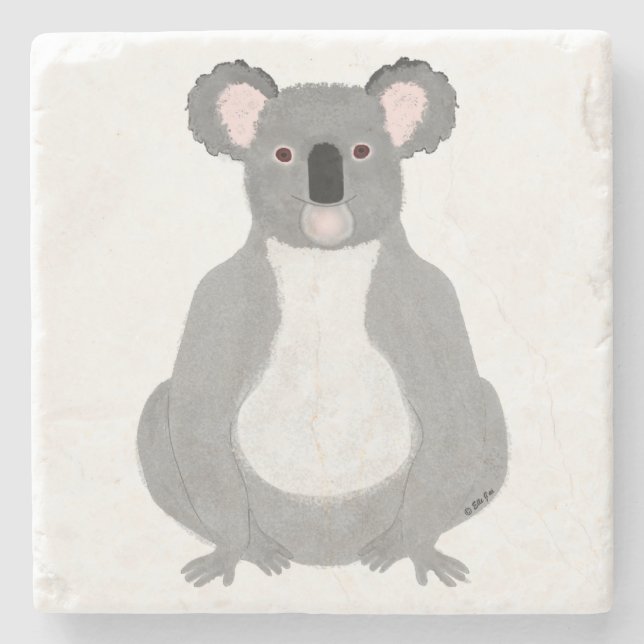 Koala Stone Coaster (Front)