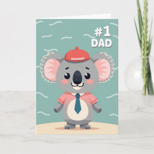 Koala Sweet Fathers Day Card
