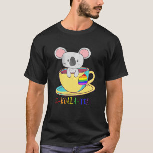 Koala Tea Equality Lgbtq Rainbow Queer Lesbian Lov T-Shirt