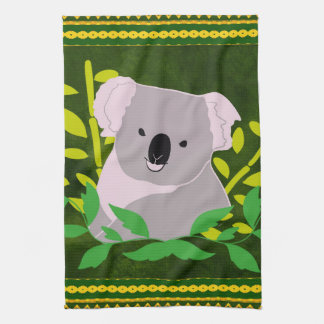 koala tea towel
