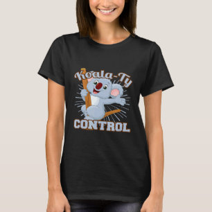 Koala-Ty Control Inspector Puns Koala Bear Graphic T-Shirt