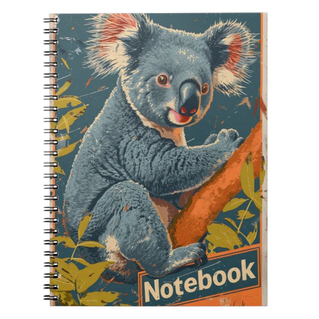Koala Vintage Notebook (Front)