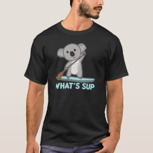 Koala Whats Sup Team Funny Koalas Paddle T-Shirt