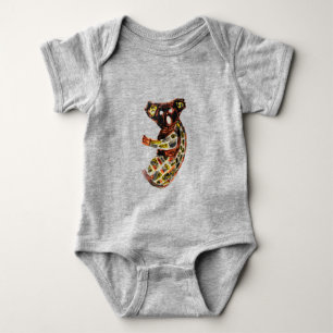 Koala Wild Animal Aboriginal Art Baby Bodysuit