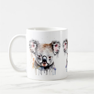 Koala Wildlife & Nature Water Colour Set Coffee Mug