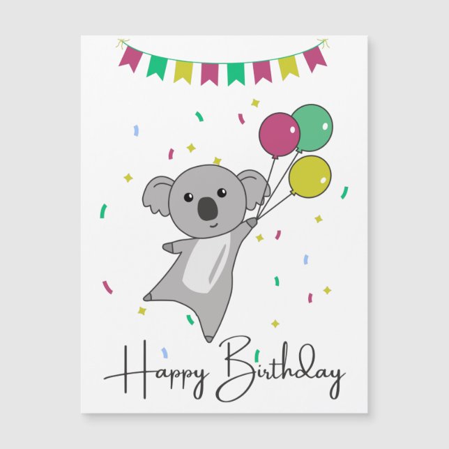 Koala Wishes Happy Birthday To You Koalas (Front)
