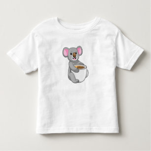 Koala with Coffee Cup Toddler T-Shirt