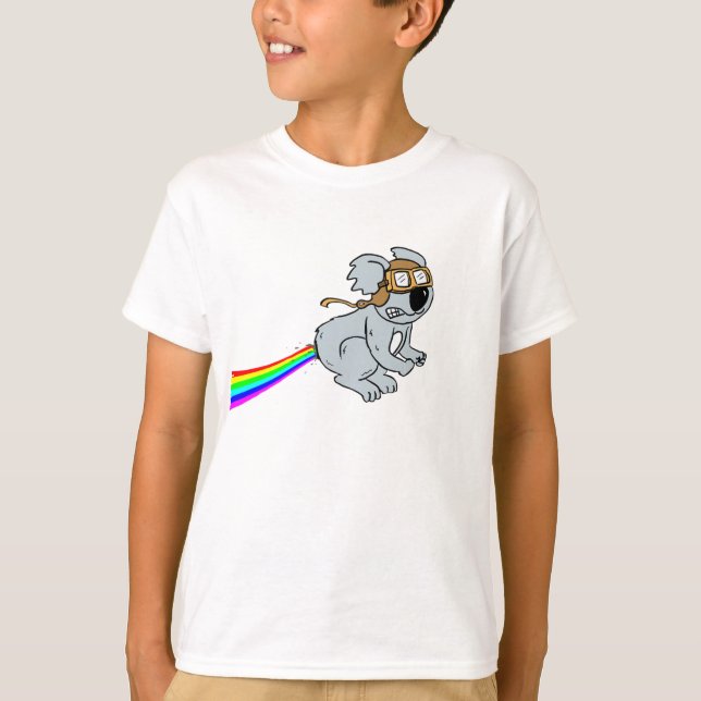 Koala with rainbow T-Shirt (Front)