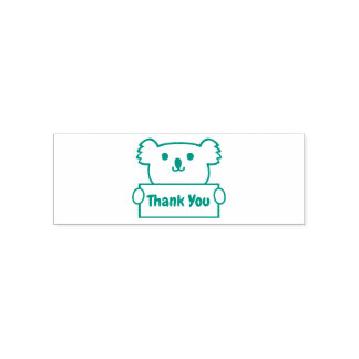 Koala with text self-inking stamp