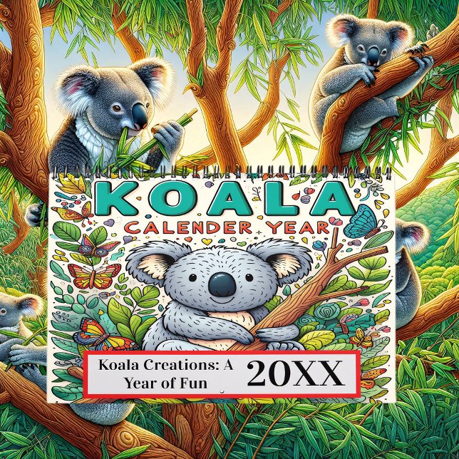 Koala Wonders: A Year of Fun 2025/2026 Calendar (Creator Uploaded)
