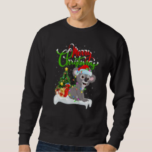 Koala  Xmas Decorations Santa Koala Christmas Sweatshirt