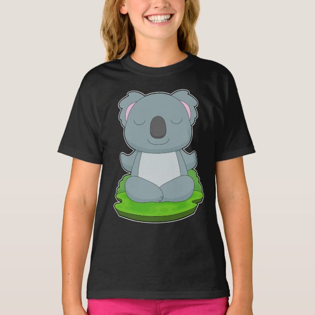 Koala Yoga Fitness Gymnastics T-Shirt (Front)