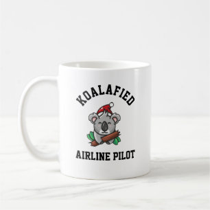Koalafied Airline Pilot Coffee Mug