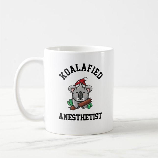 Koalafied Anaesthetist  Coffee Mug (Left)