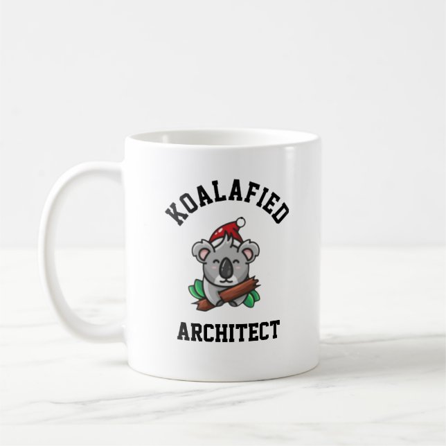 Koalafied Architect  Coffee Mug (Left)