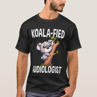 Koalafied Audiologist - Koala Lover Audiology Pun  T-Shirt