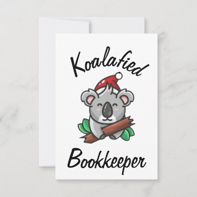 Koalafied Bookkeeper Card (Front)