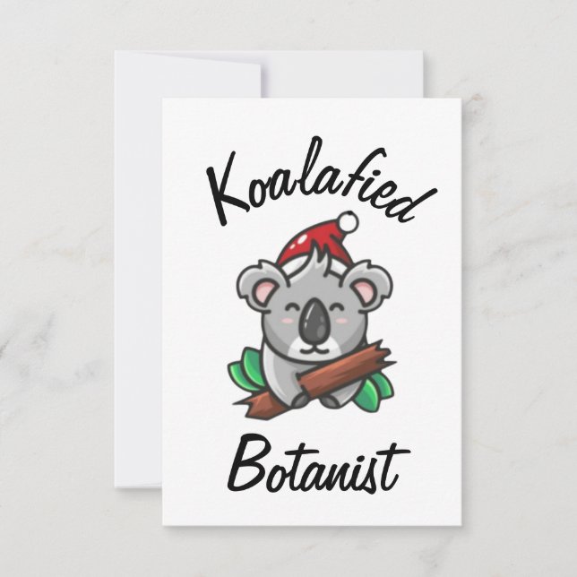 Koalafied Botanist Card (Front)