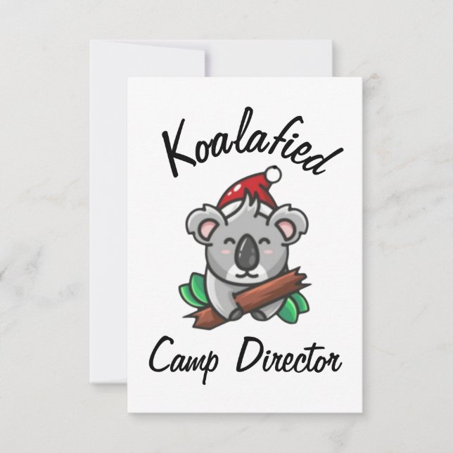 Koalafied Camp Director Card (Front)