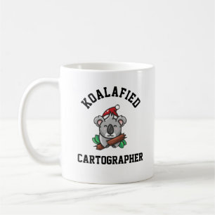 Koalafied Cartographer  Coffee Mug