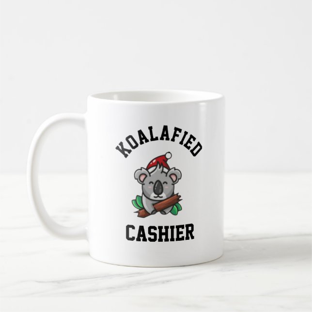Koalafied Cashier  Coffee Mug (Left)