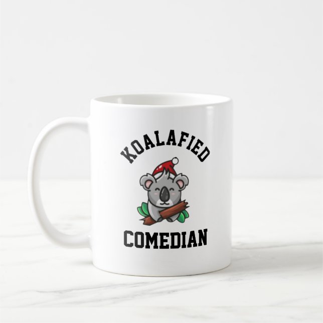 Koalafied Comedian Coffee Mug (Left)