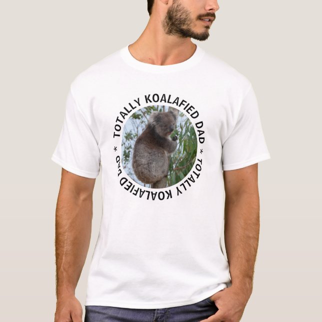 Koalafied Dad Qualified Koala Australia T-Shirt (Front)