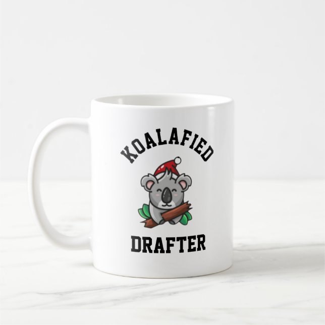 Koalafied Drafter Coffee Mug (Left)