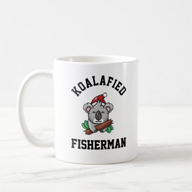 Koalafied Fisherman Coffee Mug (Left)