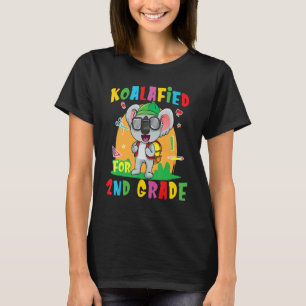 Koalafied For 2nd Grade Back To School Koala Bear T-Shirt