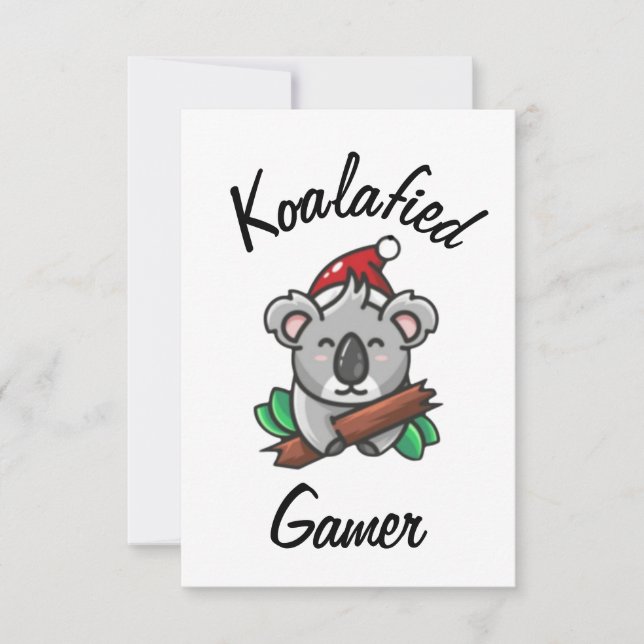 Koalafied Gamer Card (Front)