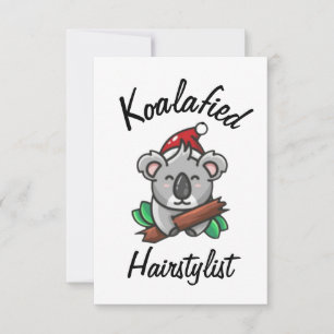 Koalafied Hairstylist Card