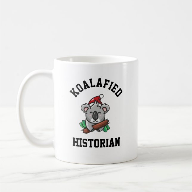 Koalafied Historian Coffee Mug (Left)