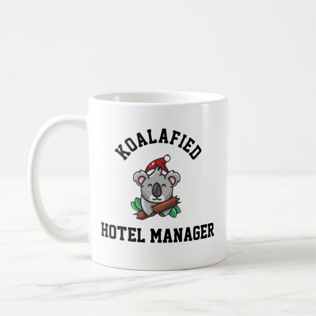 Koalafied Hotel Manager Coffee Mug (Left)