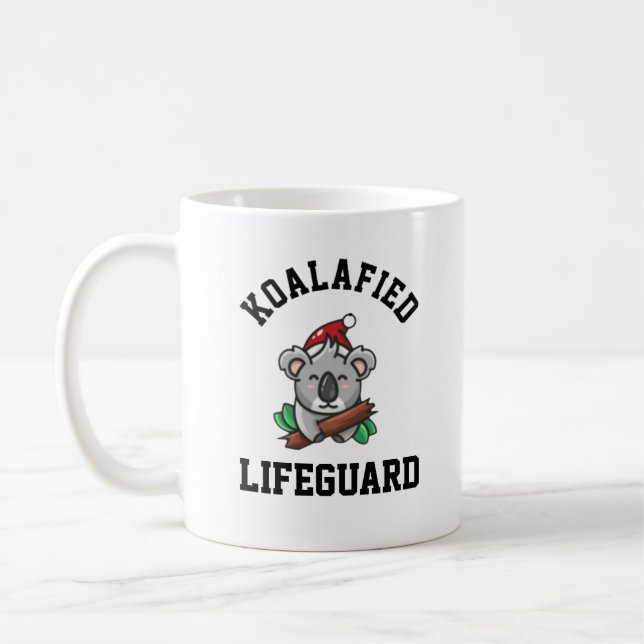 Koalafied Lifeguard  Coffee Mug (Left)