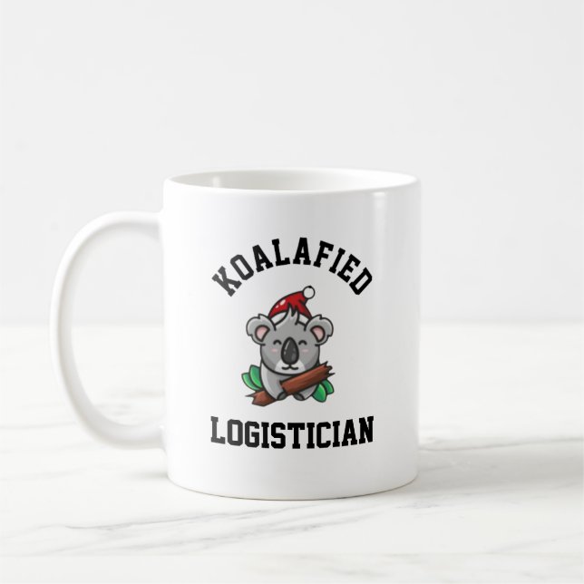 Koalafied Logistician Coffee Mug (Left)