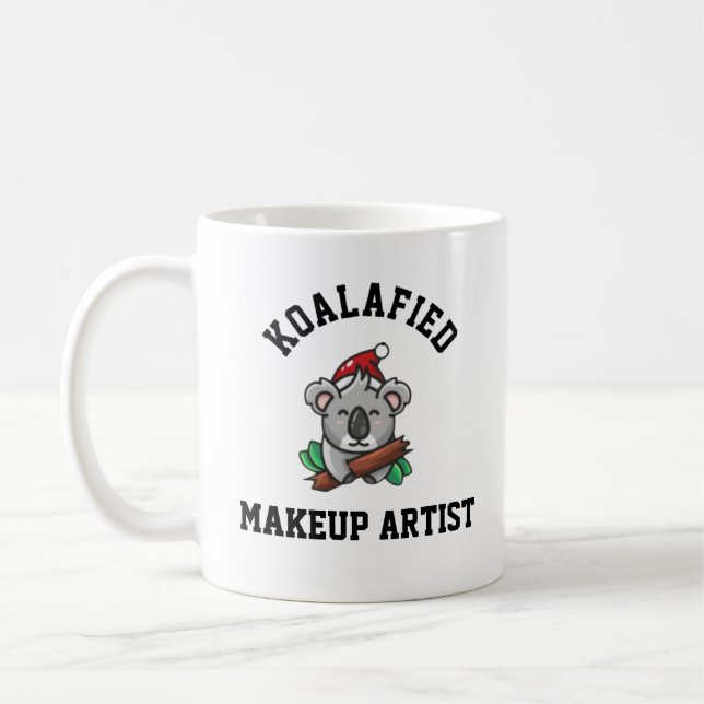 Koalafied Makeup Artist  Coffee Mug (Left)