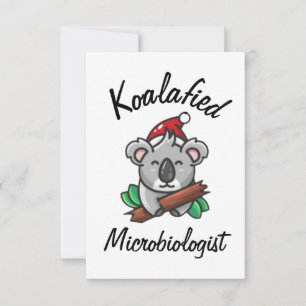 Koalafied Microbiologist Card