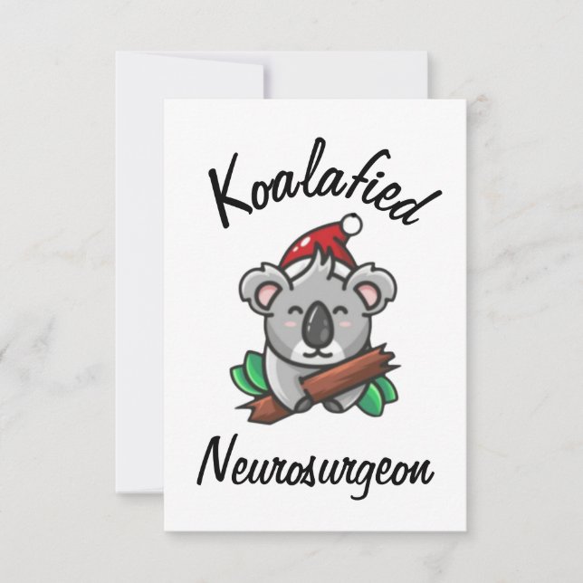 Koalafied Neurosurgeon Card (Front)