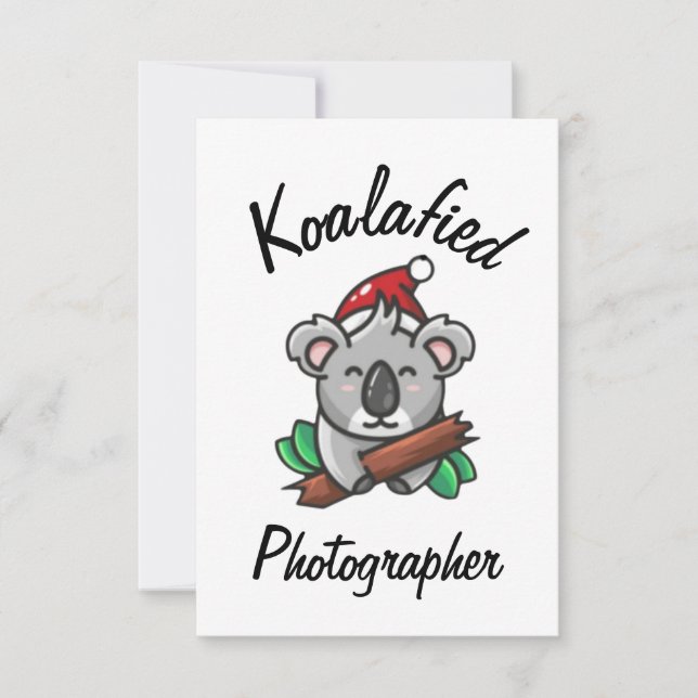 Koalafied Photographer Card (Front)