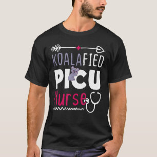 Koalafied PICU Nurse Funny Paediatrics ICU Nurse N T-Shirt