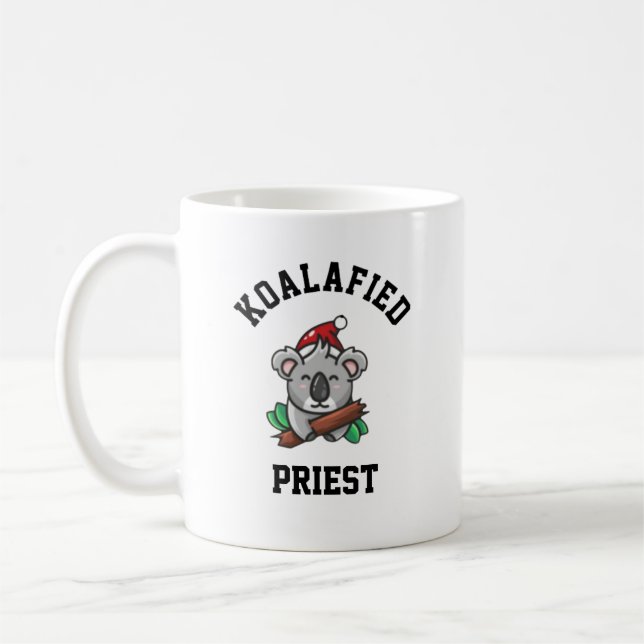 Koalafied Priest Coffee Mug (Left)