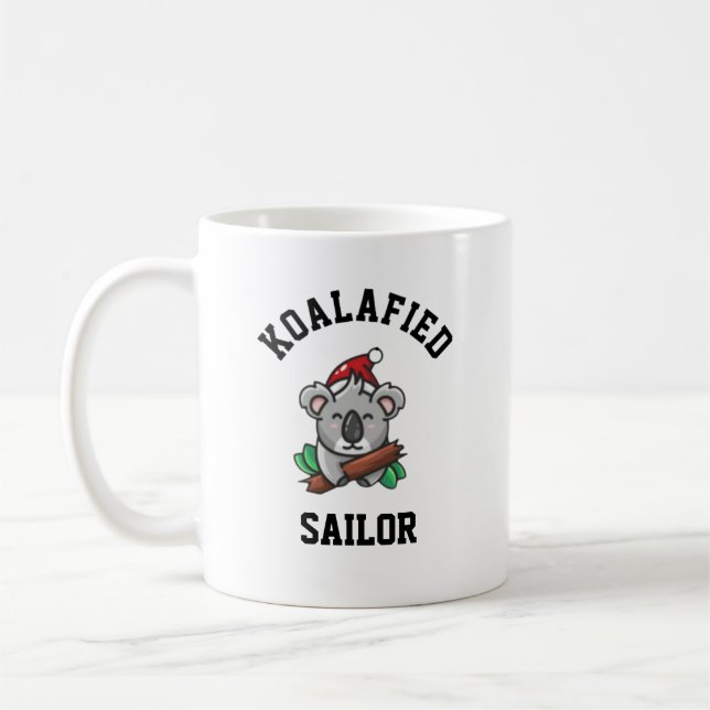Koalafied Sailor Coffee Mug (Left)