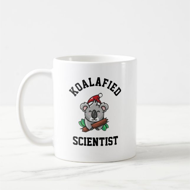 Koalafied Scientist Coffee Mug (Left)