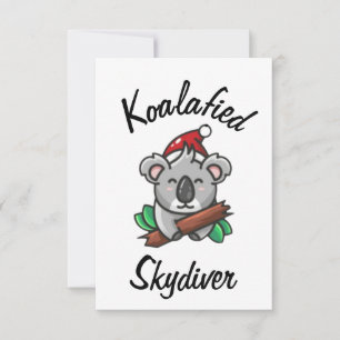 Koalafied Skydiver Card