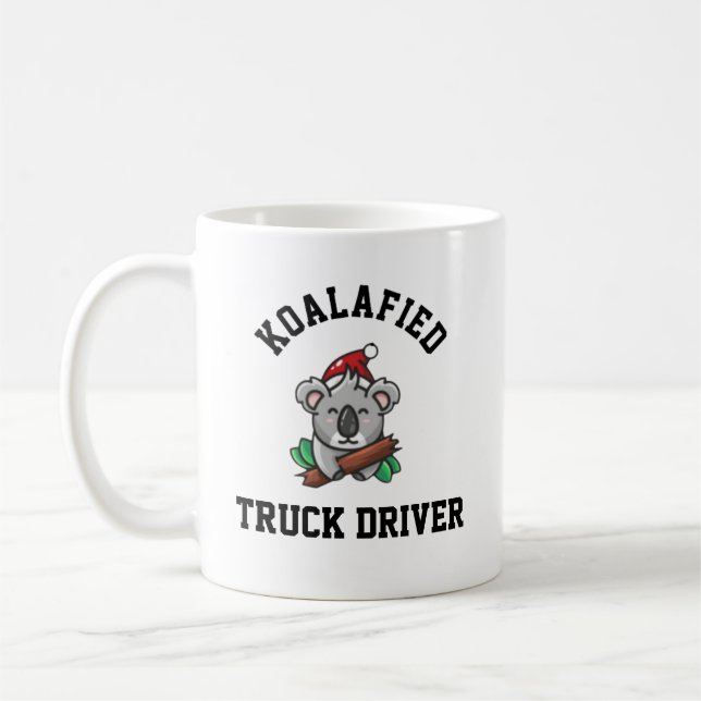 Koalafied Truck Driver Coffee Mug (Left)