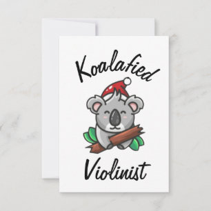 Koalafied Violinist Card