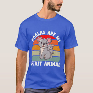 Koalas Are My Spirit Animal retro T-Shirt