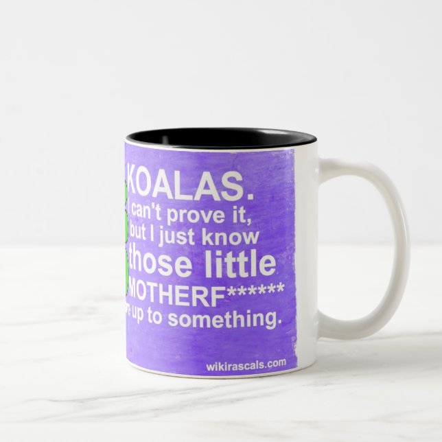 Koalas Are Up To Something Two-Tone Coffee Mug (Right)