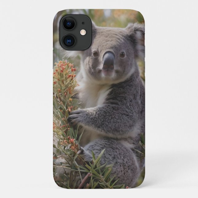 "Koala's Haven: Nestled in a Grevillea Tree" Case-Mate iPhone Case (Back)